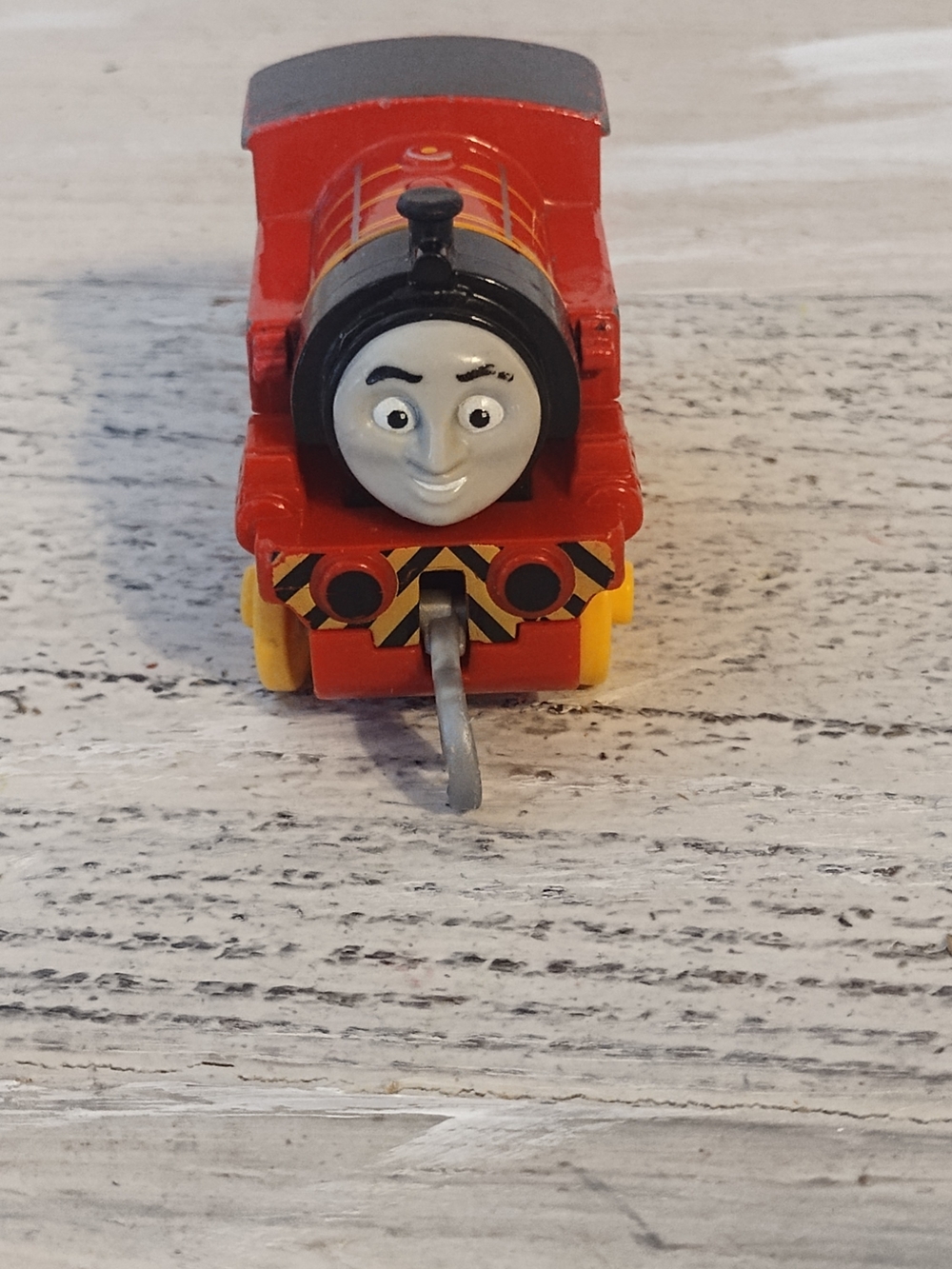 Thomas & Friends Push Along Trackmaster Victor Red Train Engine metal and plasti